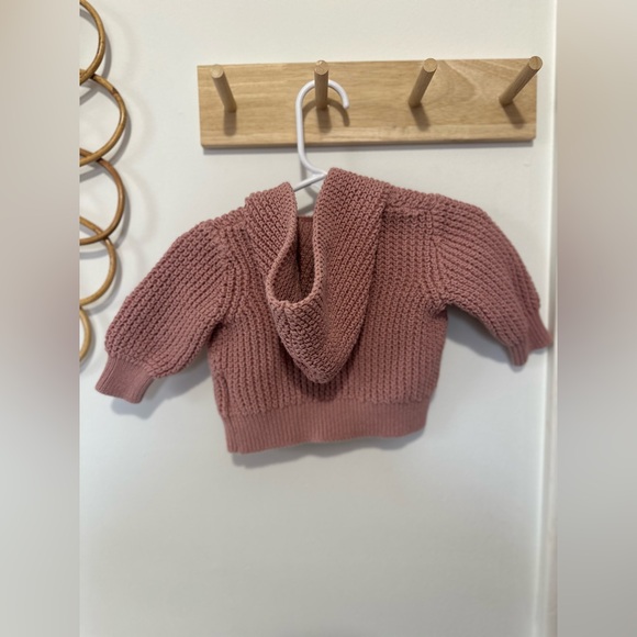 Knit Button Up Baby Sweater - Picture 3 of 3